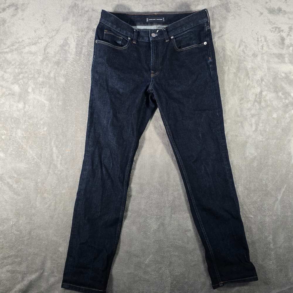 Everlane Uniform Jeans Slim Fit Dark Wash Denim Everyday Casual Mens‎ 31x30